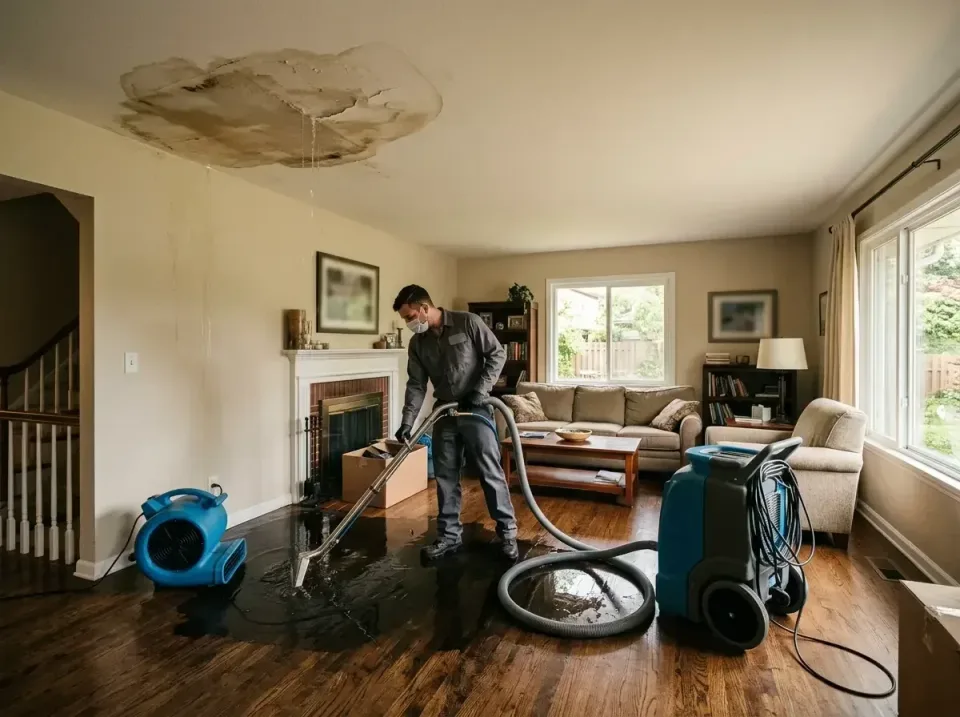 attic-pipe-burst-ceiling-drip-008 — frequently asked questions, Water Damage Restoration & Carpet Care in Garner, IA
